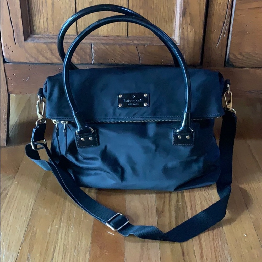 Black Nylon Kate Spade Satchel